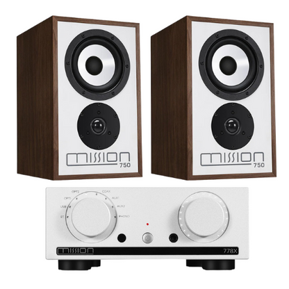 Mission 778x Integreret Forstærker med 750 Kompakt højttaler i Pakke