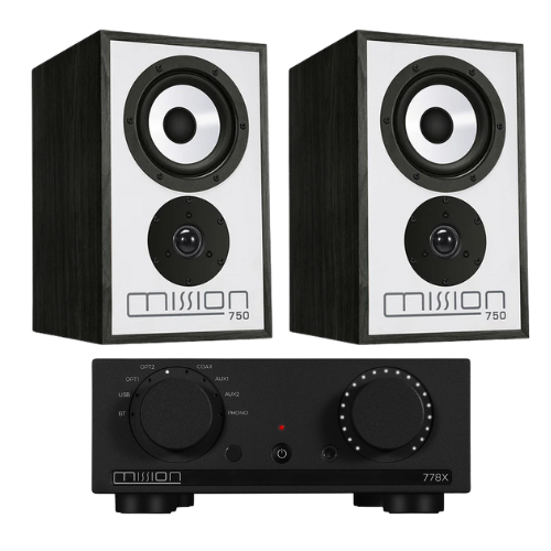 Mission 778x Integreret Forstærker med 750 Kompakt højttaler i Pakke