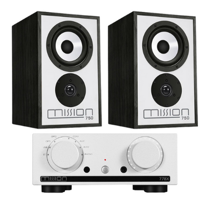 Mission 778x Integreret Forstærker med 750 Kompakt højttaler i Pakke